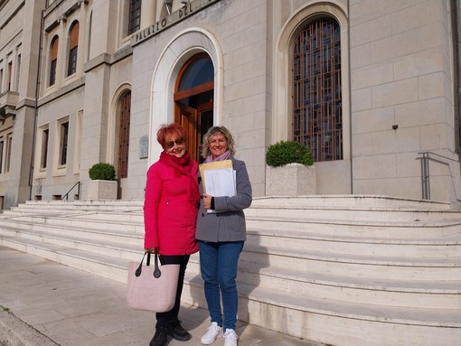 Da sinistra Alida Civile e la presidente del Comitato Elisa Siri