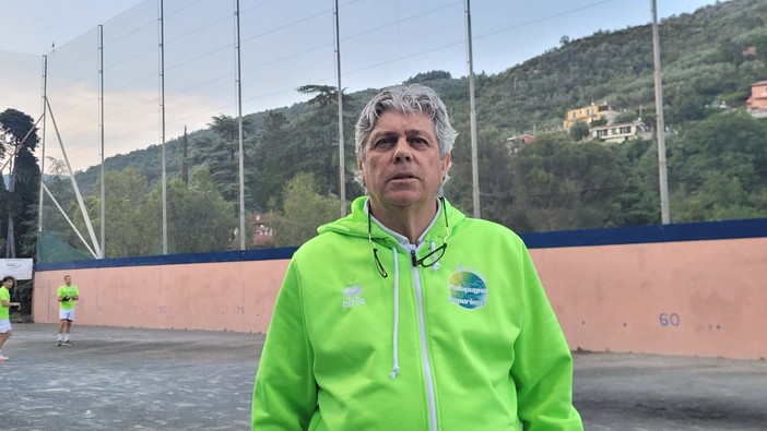 Il direttore tecnico dell'Imperiese Riccardo Aicardi                                                                            (foto Flammia)