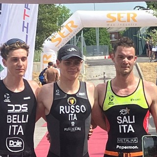 TRIATHLON SPRINT. Rari Nantes Imperia Olio Raineri, Vittorio Russo trionfa a Fossano
