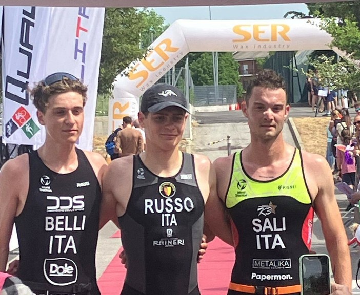 TRIATHLON SPRINT. Rari Nantes Imperia Olio Raineri, Vittorio Russo trionfa a Fossano