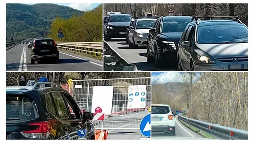 Rientro dal ponte pasquale: traffico intenso sulla Statale 28 verso il Piemonte