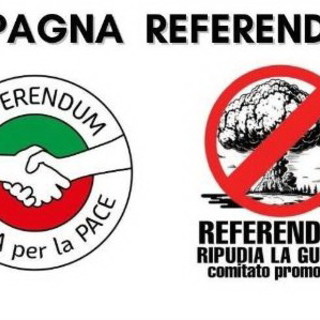 Imperia: sabato un banchetto a sostegno di 3 referendum popolari per fermare l’invio di armi in Ucraina
