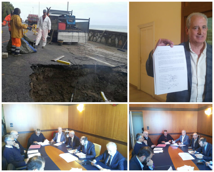 Imperia: il tubo del Roja bis passerà sotto l'ex sedime ferroviario. Raggiunto l'accordo tra i sindaci (Foto e Video) Imperia: il tubo del Roja bis passerà sotto l'ex sedime ferroviario. Raggiunto l'accordo tra i sindaci (Foto e Video)