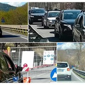 Rientro dal ponte pasquale: traffico intenso sulla Statale 28 verso il Piemonte