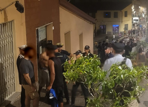 L'intervento delle Forze dell'ordine alla Notte Bianca                                                                      (Foto Flammia)