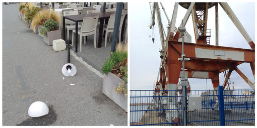 Vandali in azione in calata Cuneo a Imperia, le telecamere hanno immortalato i teppisti Vandali in azione in calata Cuneo a Imperia, le telecamere hanno immortalato i teppisti