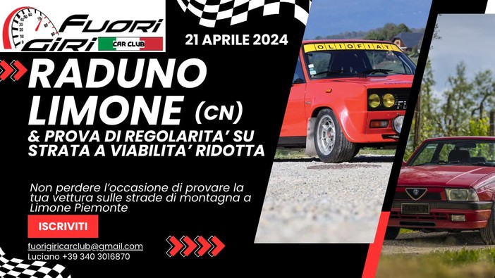 A Limone Piemonte il raduno Fuori Giri Car Club A Limone Piemonte il raduno Fuori Giri Car Club
