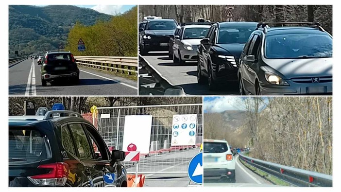 Rientro dal ponte pasquale: traffico intenso sulla Statale 28 verso il Piemonte