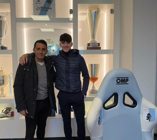 A destra Alessio Iannolo con papà Roberto