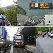 Inferno in autostrada e sulle linee ferroviarie: rientro da incubo dalla Liguria Inferno in autostrada e sulle linee ferroviarie: rientro da incubo dalla Liguria