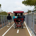 Nel Dianese pista ciclabile troppo stretta e i risciò diventano un pericolo per pedoni e ciclisti