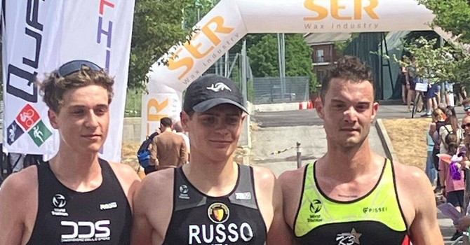 TRIATHLON SPRINT. Rari Nantes Imperia Olio Raineri, Vittorio Russo trionfa a Fossano