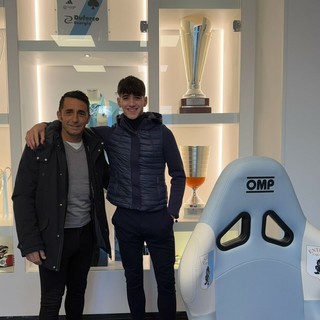 A destra Alessio Iannolo con papà Roberto