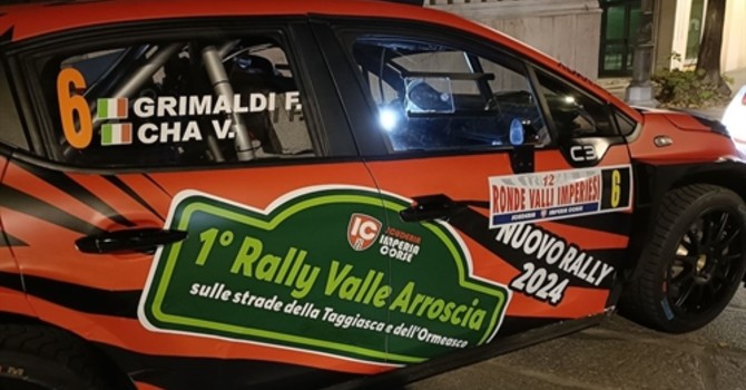 Al via il Rally dell’Ormeasco e della Taggiasca, la sfida tra i tornanti nel cuore della Valle Arroscia