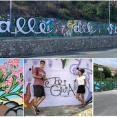 Anche i murales hanno bisogno di restauri: Jori e Gioia 'curano' la Valle del San Lorenzo