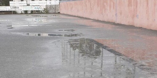 Le condizioni dello sferisterio 'Paolo Gandolfo'