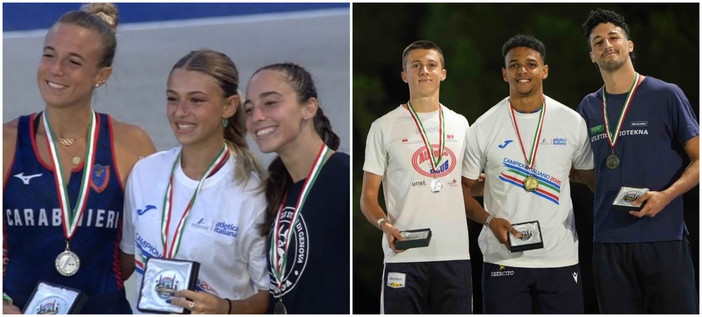 Atletica, asta oro e triplo di bronzo: gli atleti imperiesi agli Assoluti italiani