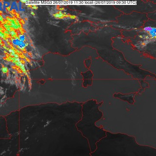 Maltempo: dopo il caldo dalle 18 di domani su tutta la Liguria allerta gialla per forti temporali
