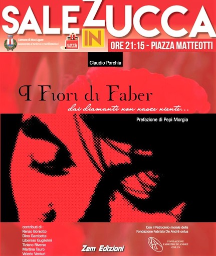 Sale in Zucca- Riva Ligure giovedì 18 agosto omaggio a Fabrizio De Andrè con Claudio Porchia e Christian Gullone.