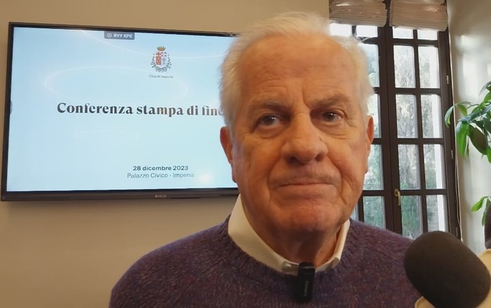 Il bilancio di fine anno del sindaco Scajola: "Sogni e nuove sfide per Imperia" (video)