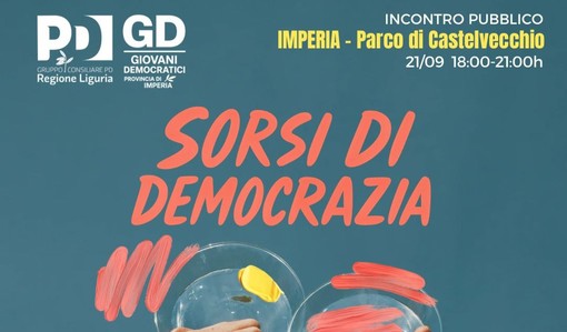 'Sorsi di Democrazia',  incontro pubblico a Imperia  tra politica, musica e cittadinanza