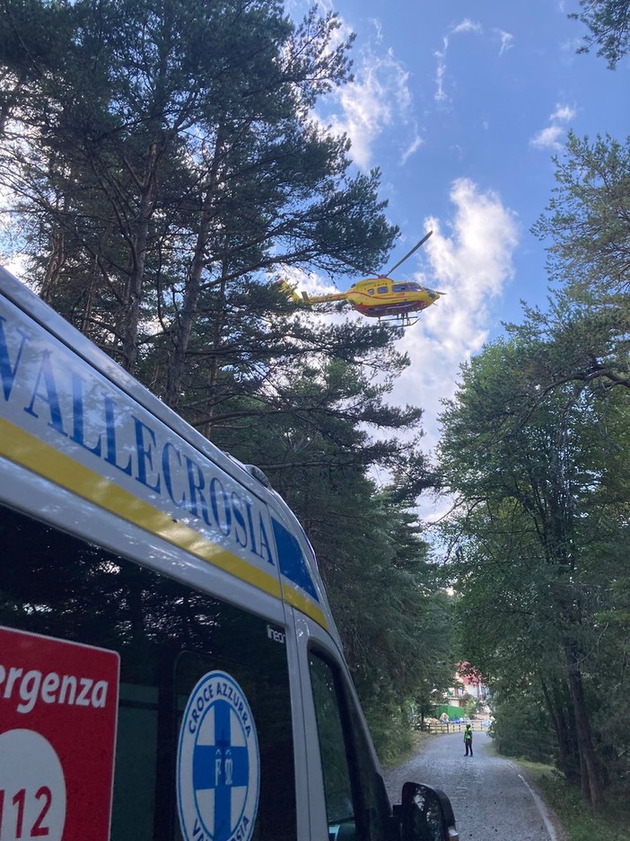 Pigna: accusa malore a Gouta, mobilitazione di soccorsi in campagna e intervento di Grifo Pigna: accusa malore a Gouta, mobilitazione di soccorsi in campagna e intervento di Grifo