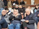 Scajola in tribuna con il presidente Gramondo e Daniele Ciccione Scajola in tribuna con il presidente Gramondo e Daniele Ciccione