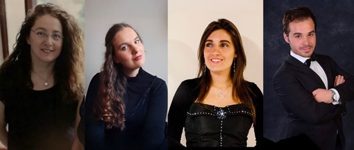 Concerto di musica sacra con il soprano Melissa Briozzo, il mezzosoprano Aviva Manenti e il tenore Rino Matafù accompagnati dal Maestro Tiziana Zunino Concerto di musica sacra con il soprano Melissa Briozzo, il mezzosoprano Aviva Manenti e il tenore Rino Matafù accompagnati dal Maestro Tiziana Zunino
