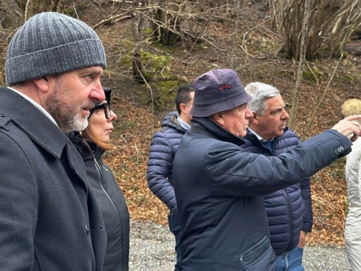 Sopralluogo alla diga della Ferraia di Regione, Provincia e Comune Sopralluogo alla diga della Ferraia di Regione, Provincia e Comune