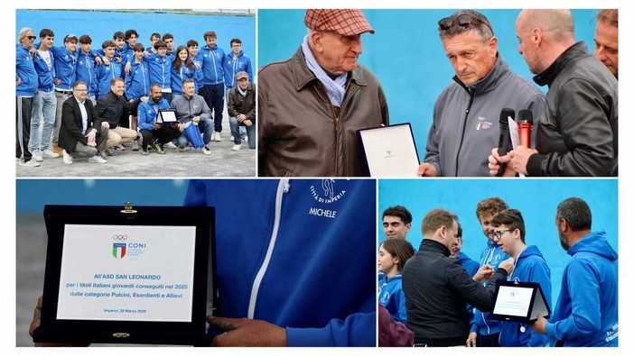 Supercoppa di pallapugno, premiati i giovani della San Leonardo (Foto)