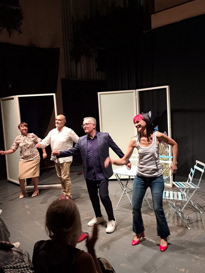 Commedia 'Sinceramente bugiardi' al teatro dell'Opera del Casinò di Sanremo Commedia 'Sinceramente bugiardi' al teatro dell'Opera del Casinò di Sanremo