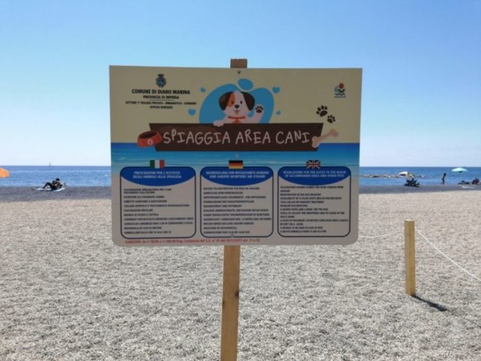 Diano Marina: esiste una spiaggia per cani, la precisazione del Comune