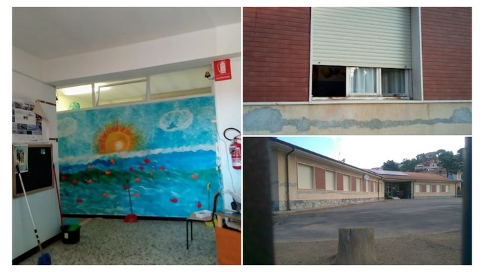Raid vandalico alla scuola Vercesi di Caramagna