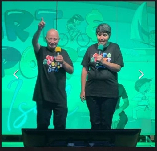 Un momento dello spettacolo ART & SPORT For Isah Un momento dello spettacolo ART & SPORT For Isah