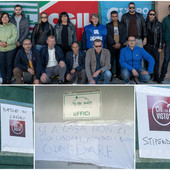 Sciopero alla Sublimis di Sanremo: 17 lavoratori senza stipendio da metà agosto, &quot;Adesso basta&quot; (foto e video)