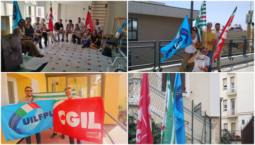 Strutture socio-assistenziali, lavoratori sindacati del Ponente manifestano a Genova per il mancato rinnovo del contratto Uneba Strutture socio-assistenziali, lavoratori sindacati del Ponente manifestano a Genova per il mancato rinnovo del contratto Uneba