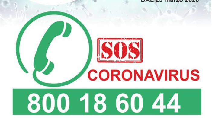 Coronavirus, l'Asl1 traccia il bilancio del progetto &quot;Sos Covid&quot;: oltre sei mila le telefonate rivolte ai familiari dei pazienti