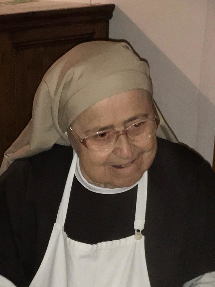 Suor Rosaria è morta a 92 anni nel monastero delle Clarisse al Parasio