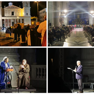 Imperia, San Leonardo da Porto Maurizio: ieri sera in Duomo in scena la vita del Santo (foto)