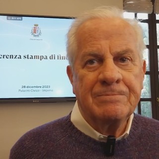 Il bilancio di fine anno del sindaco Scajola: "Sogni e nuove sfide per Imperia" (video)