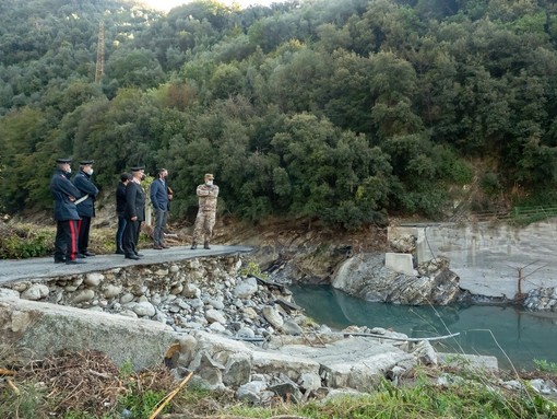 Taggia: sopralluogo dell'esercito al Ponte crollato per Meosu, l'appello degli abitanti a Regione Liguria &quot;Vogliamo solo tornare al lavoro e a casa&quot; (Foto e Video)