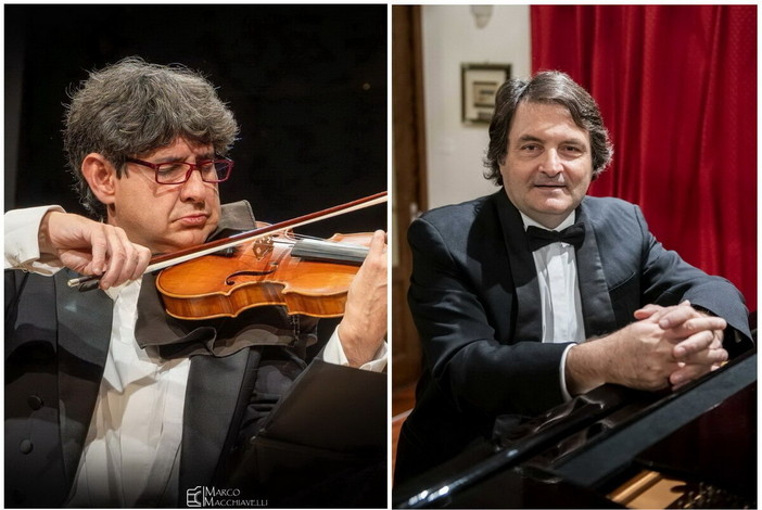 Concerto del violinista Giovanni Sardo e del pianista Luigi Stillo alle Logge di S. Chiara di Imperia Concerto del violinista Giovanni Sardo e del pianista Luigi Stillo alle Logge di S. Chiara di Imperia