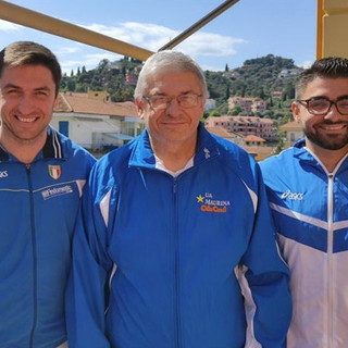 Stefano Montanari insieme ai figli Guido e Michele