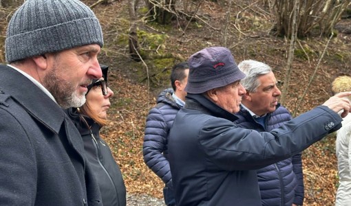 Sopralluogo alla diga della Ferraia di Regione, Provincia e Comune