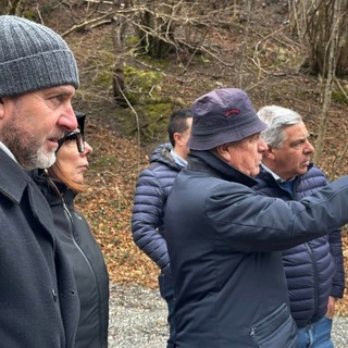 Sopralluogo alla diga della Ferraia di Regione, Provincia e Comune