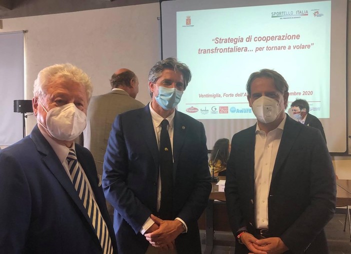 Regionali: Marco Scajola (Cambiamo con Toti Presidente) intervenuto all’evento ‘Strategie di cooperazione transfrontaliera... per tornare a volare’
