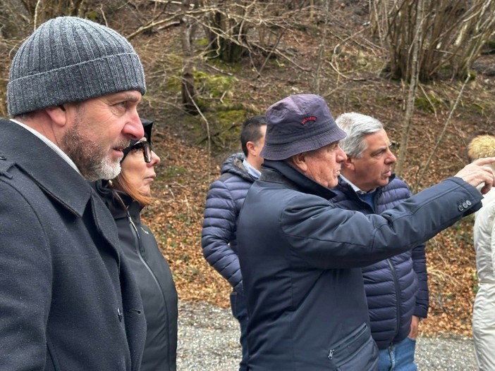 Sopralluogo alla diga della Ferraia di Regione, Provincia e Comune