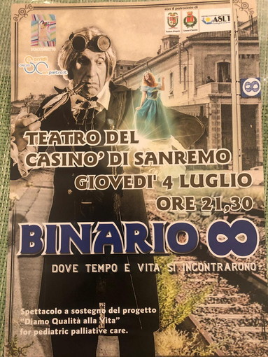 Sanremo: giovedì prossimo, spettacolo benefico ‘Tempo & Vita... binario 8’ degli Scaccomatto al Casinò Sanremo: giovedì prossimo, spettacolo benefico ‘Tempo & Vita... binario 8’ degli Scaccomatto al Casinò
