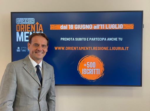 Regione Liguria, torna Orientamenti Summer: "Per andare incontro a ragazzi e genitori"