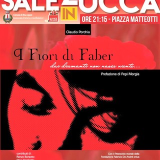Sale in Zucca- Riva Ligure giovedì 18 agosto omaggio a Fabrizio De Andrè con Claudio Porchia e Christian Gullone.
